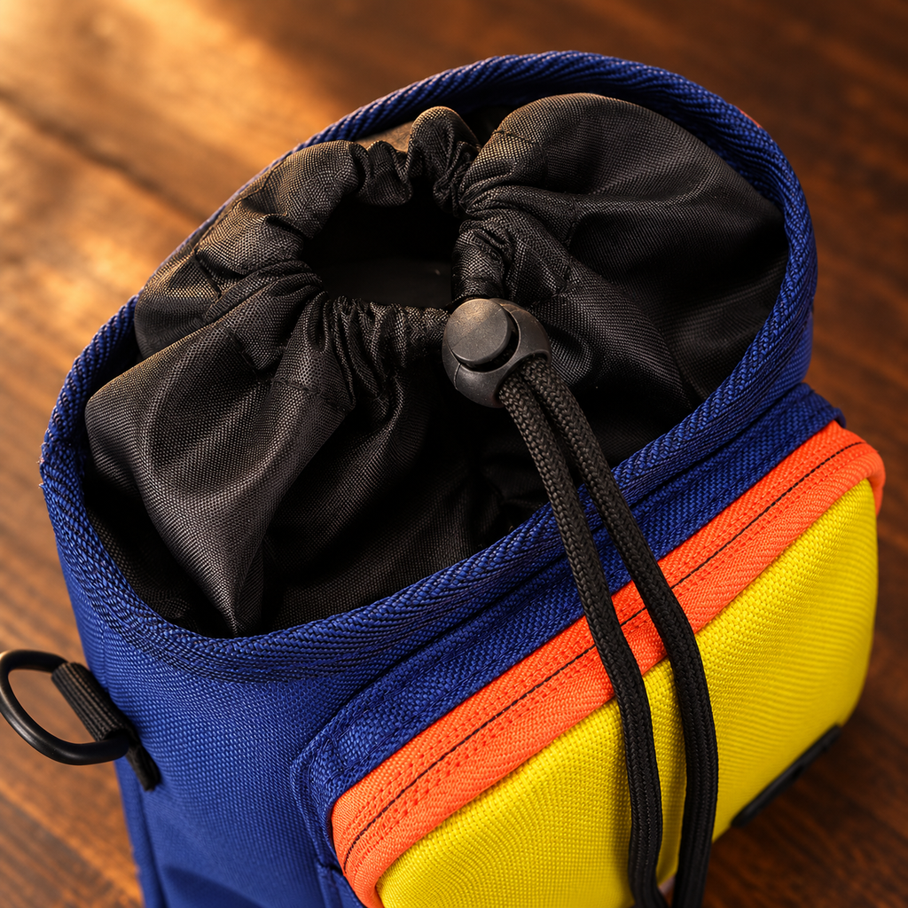 Petchura GO drawstring closure detail