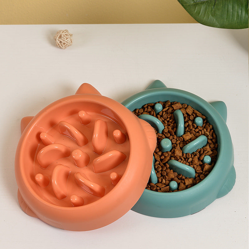 Petchura SAVOR slow feeder bowls at mealtime