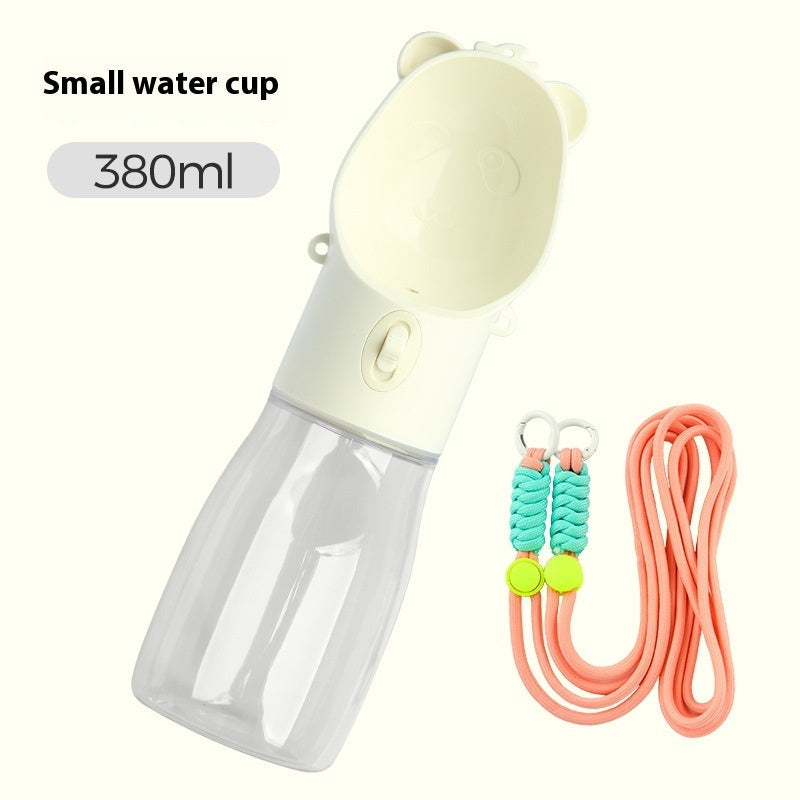 Petchura SipGo portable pet water bottle yellow